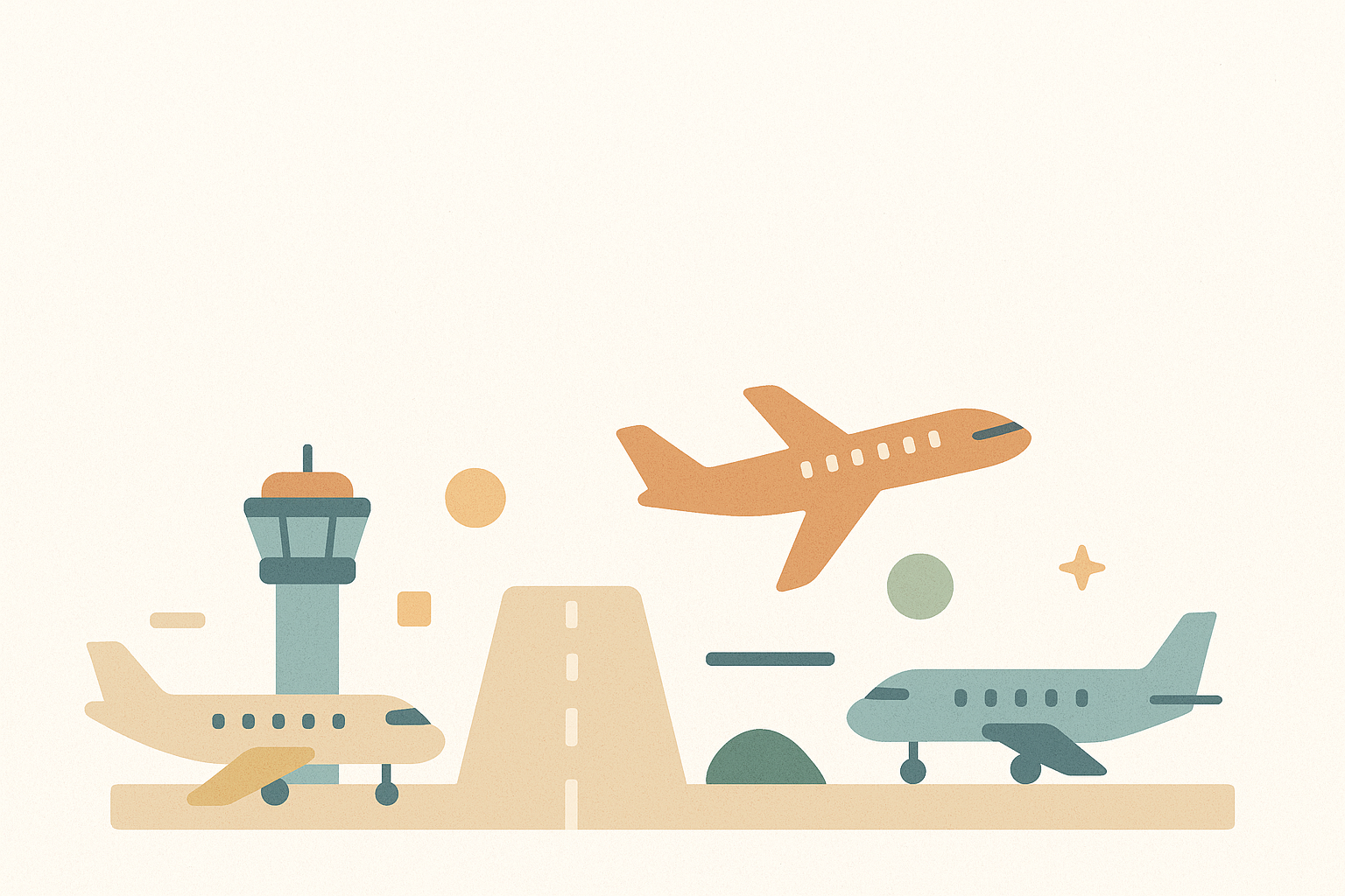 Aéroport minimaliste