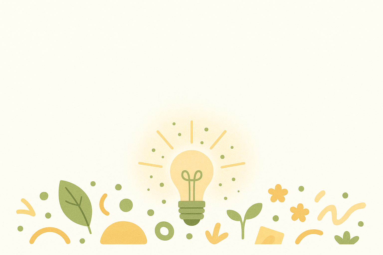 Idée lumineuse nature