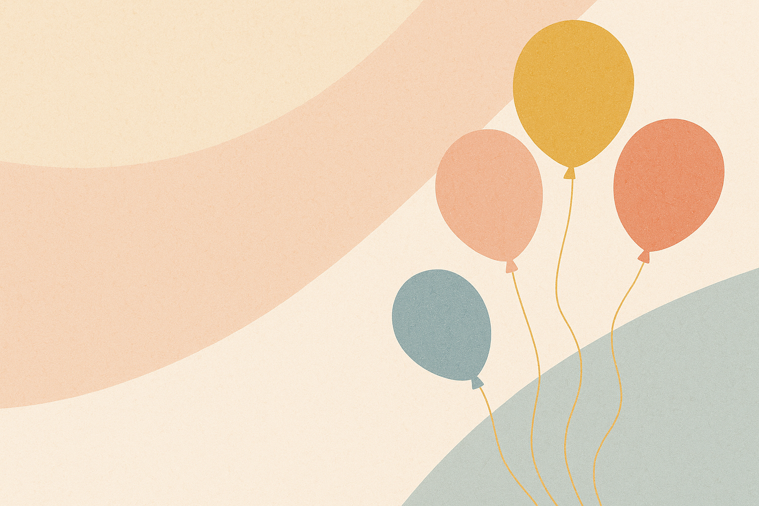 Ballons minimalistes