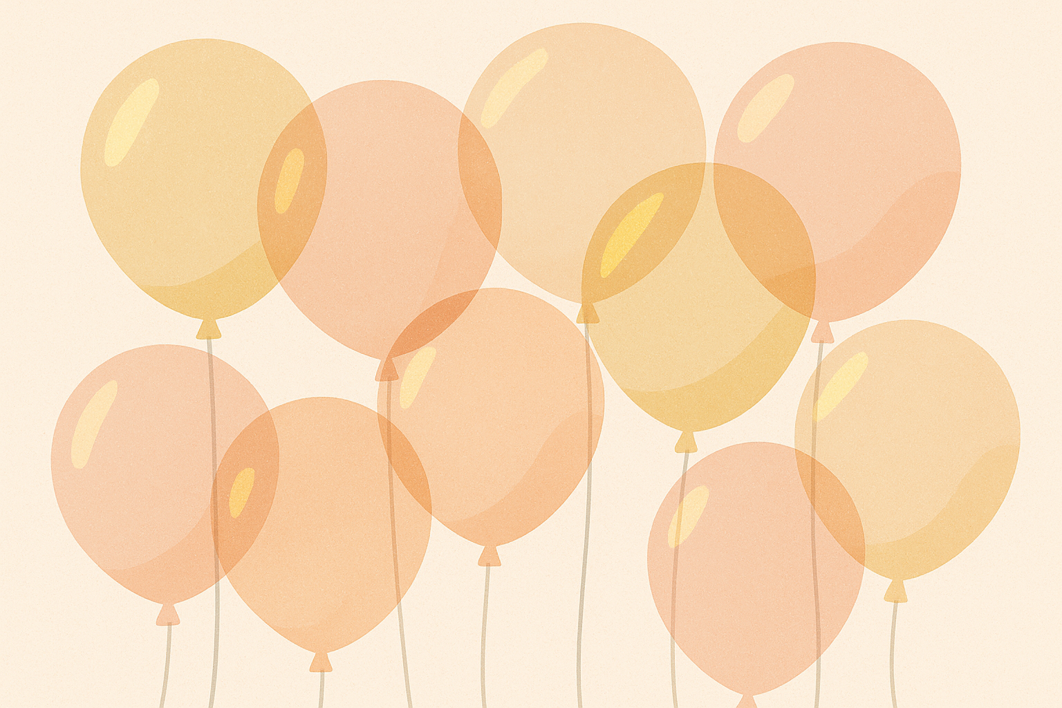 Éléments festifs colorés