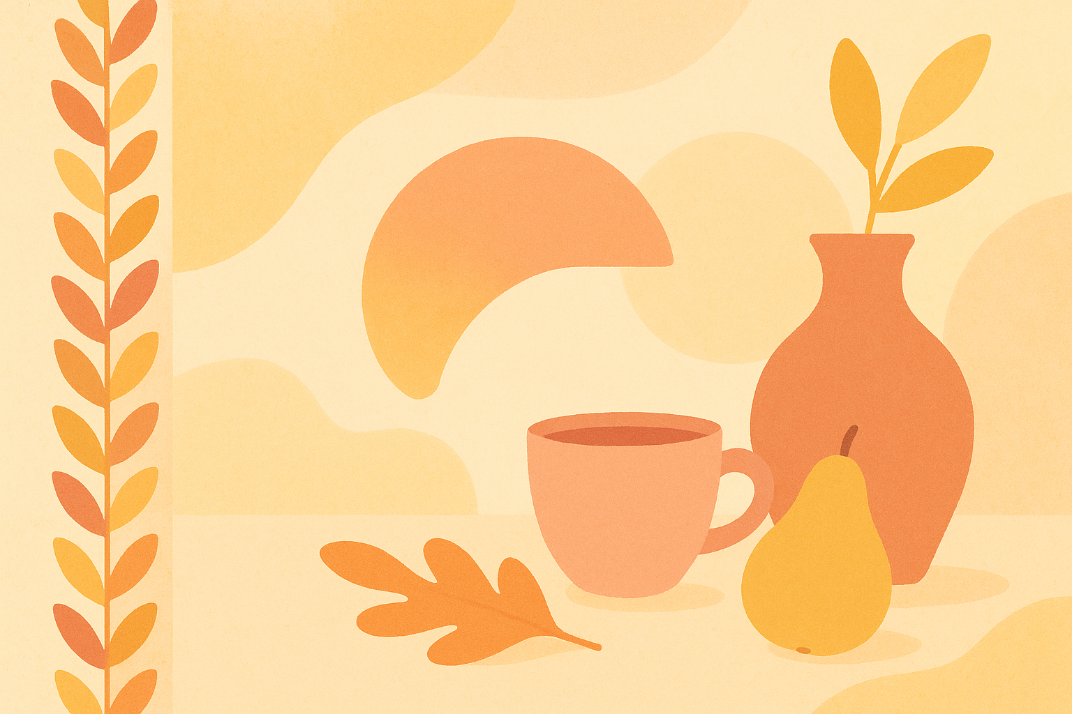 Motifs automne abstraits