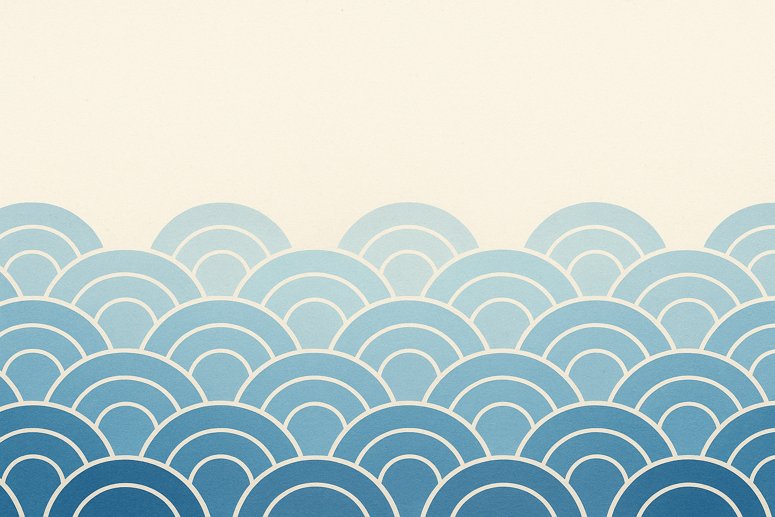 Vagues stylisées bleues