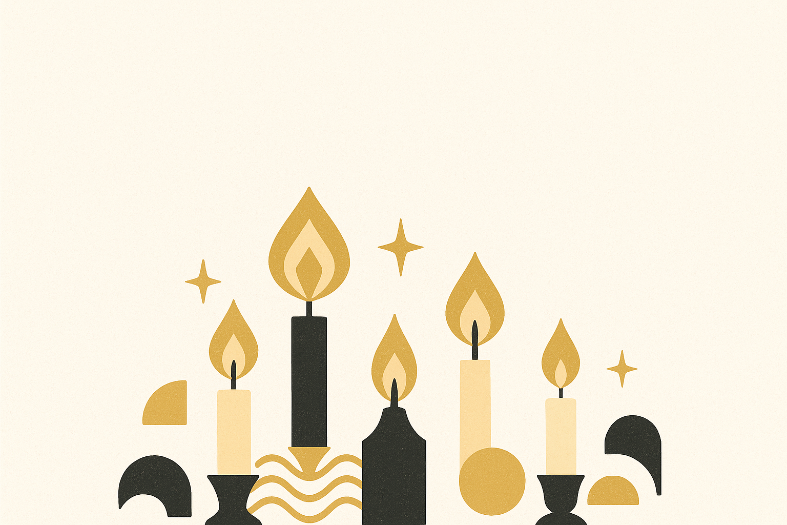 Bougies géométriques