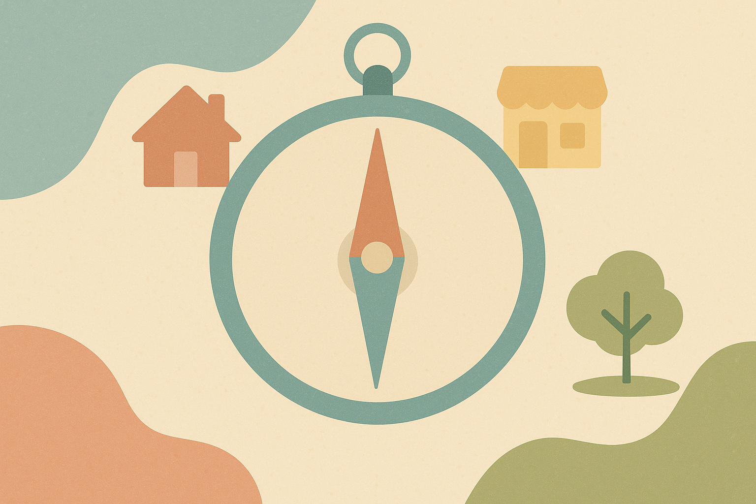 Icônes directionnelles pastel