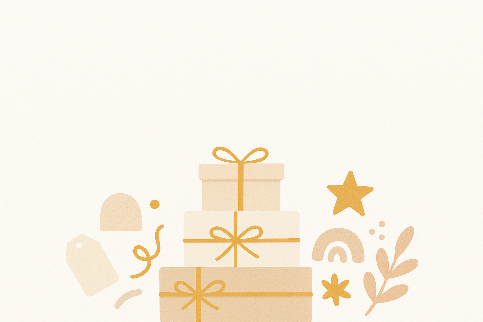 Cadeaux minimalistes