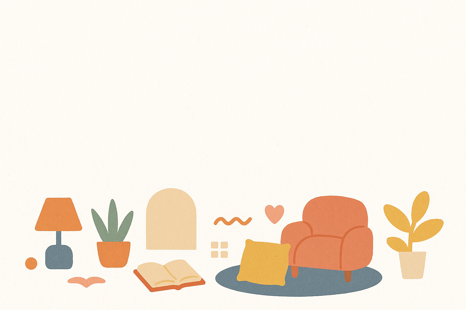 Salon minimaliste cosy