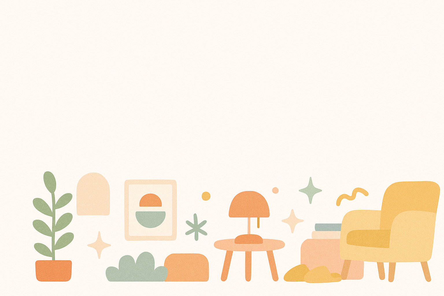 Bureau cosy minimaliste