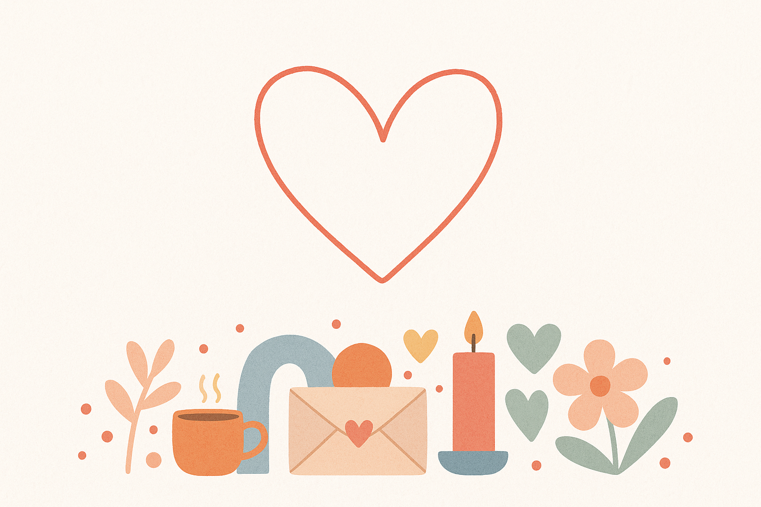 Icônes douces cœur