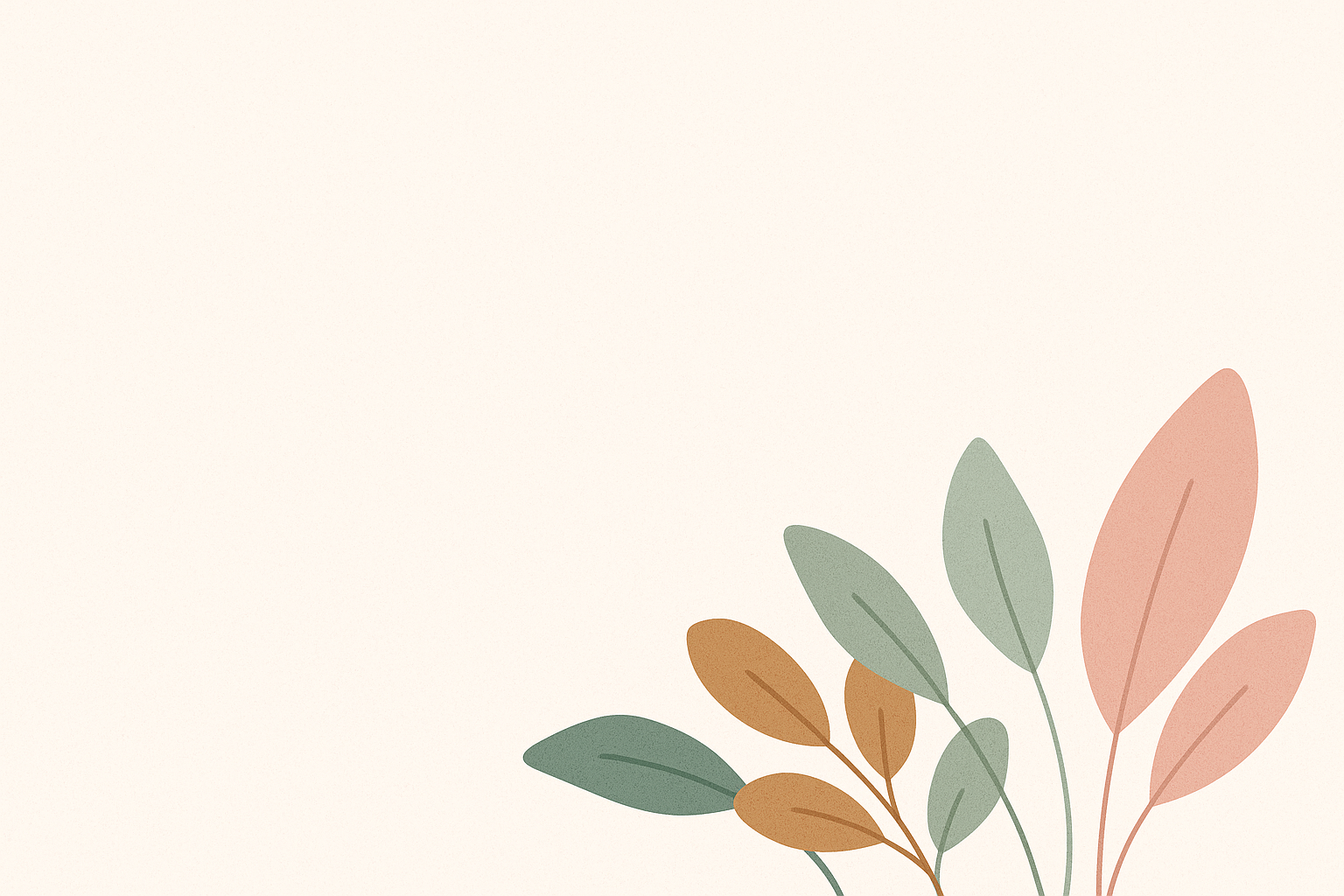 Feuillage minimaliste