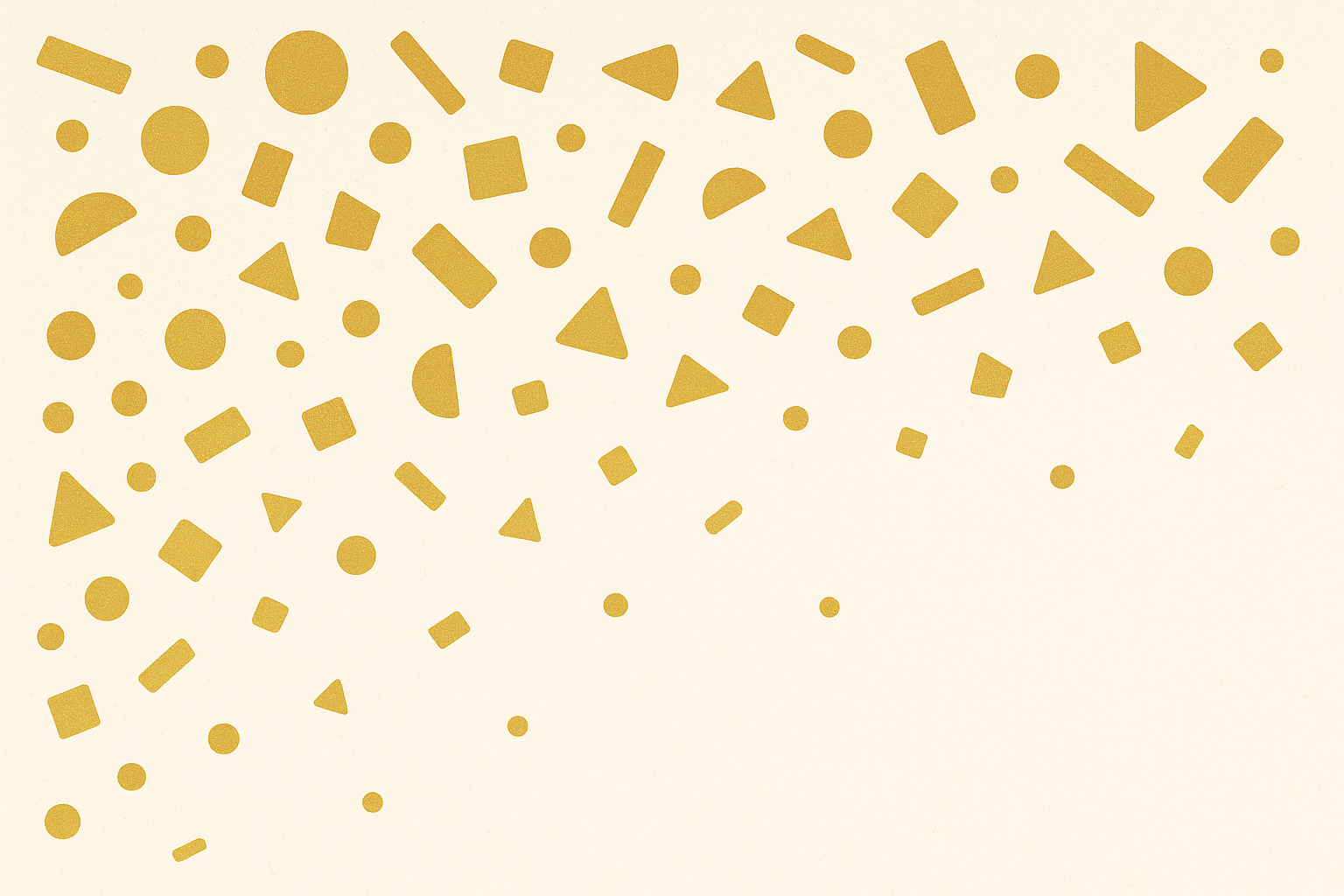 Motifs géométriques dorés