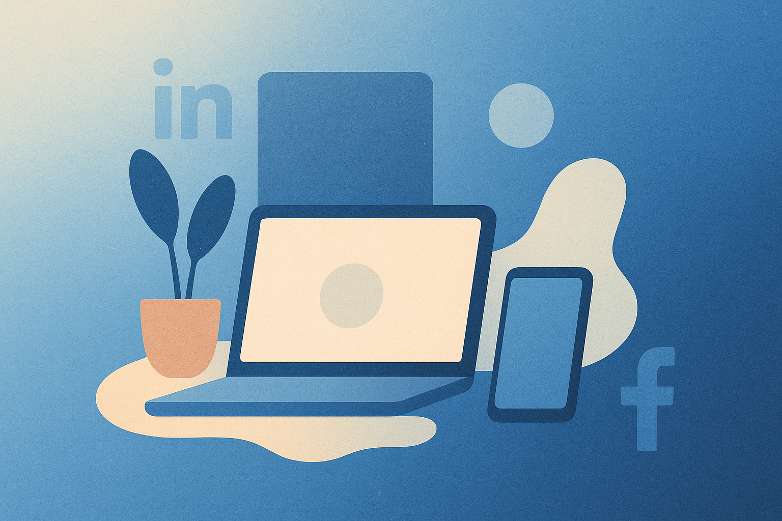 Bureau professionnel minimaliste