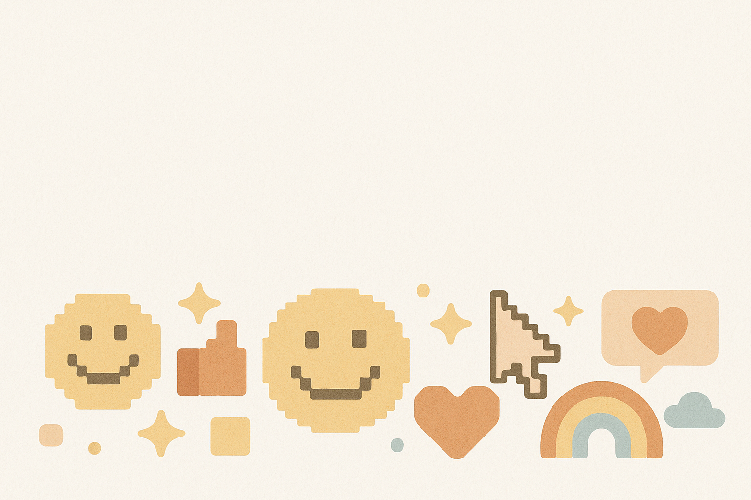 Icônes pixel rétro