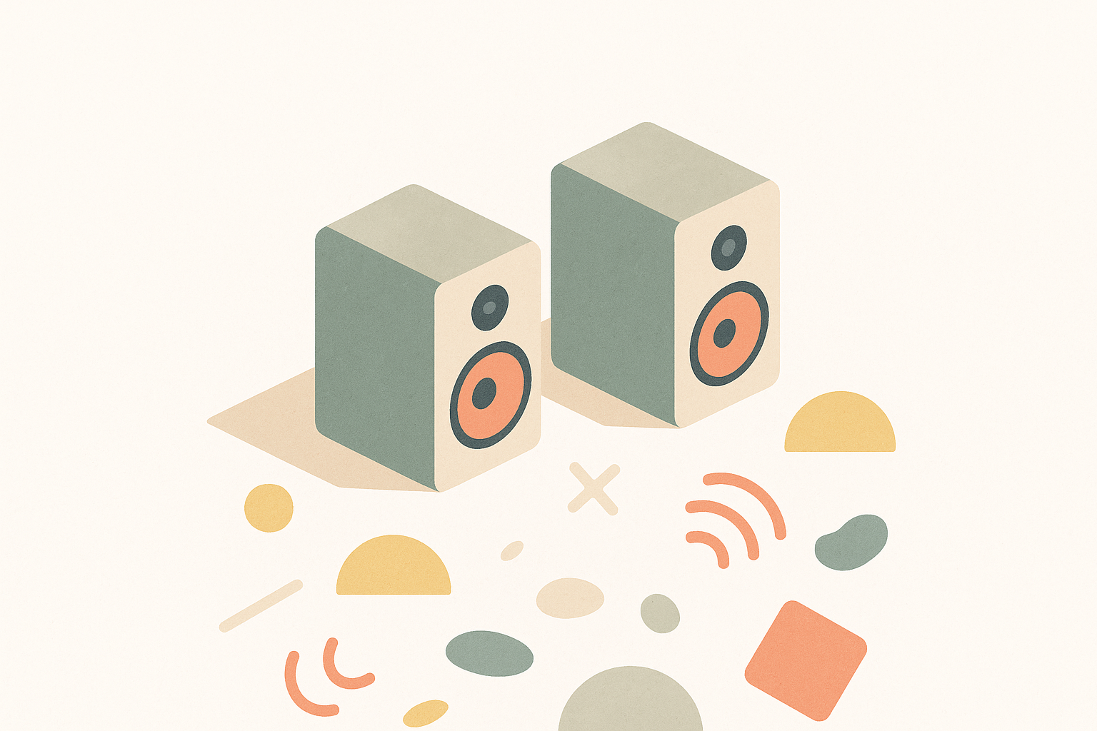 Haut-parleurs abstraits