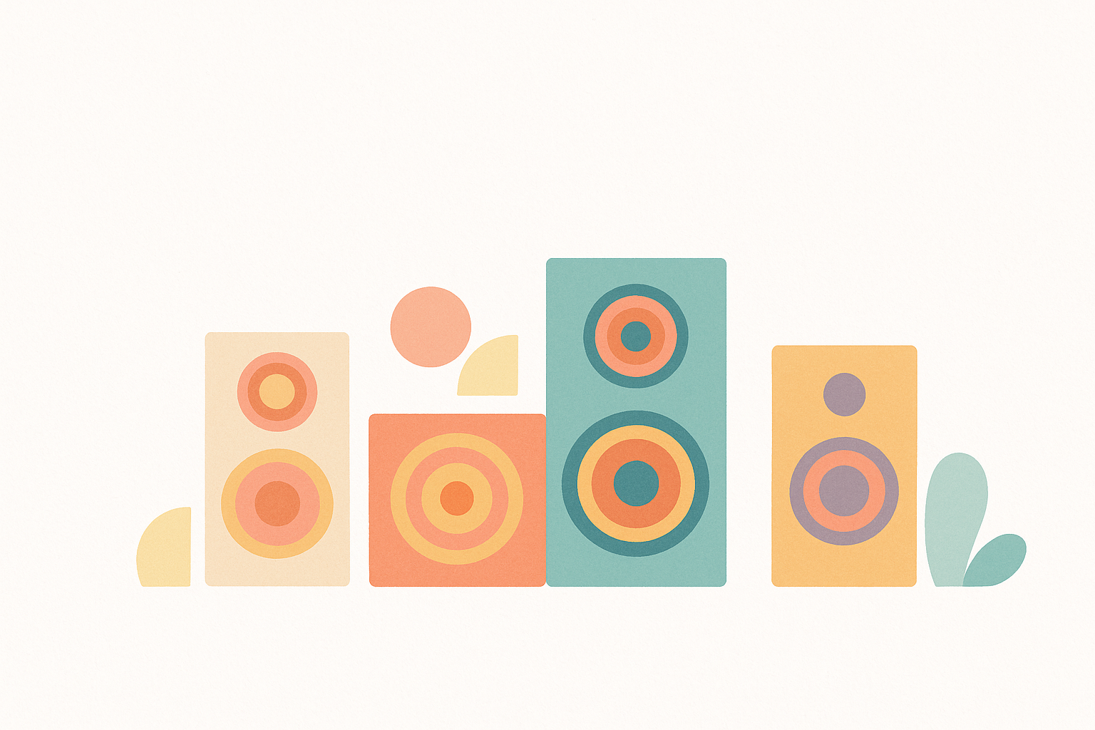 Haut-parleurs abstraits