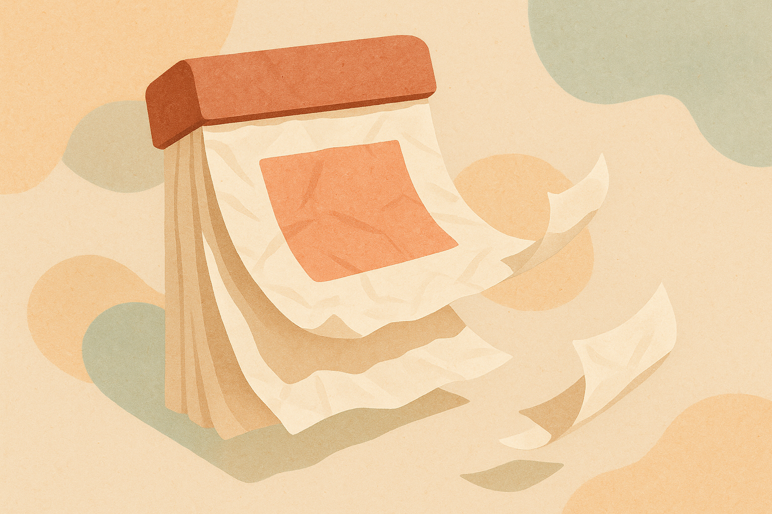 Feuilles volantes calendrier