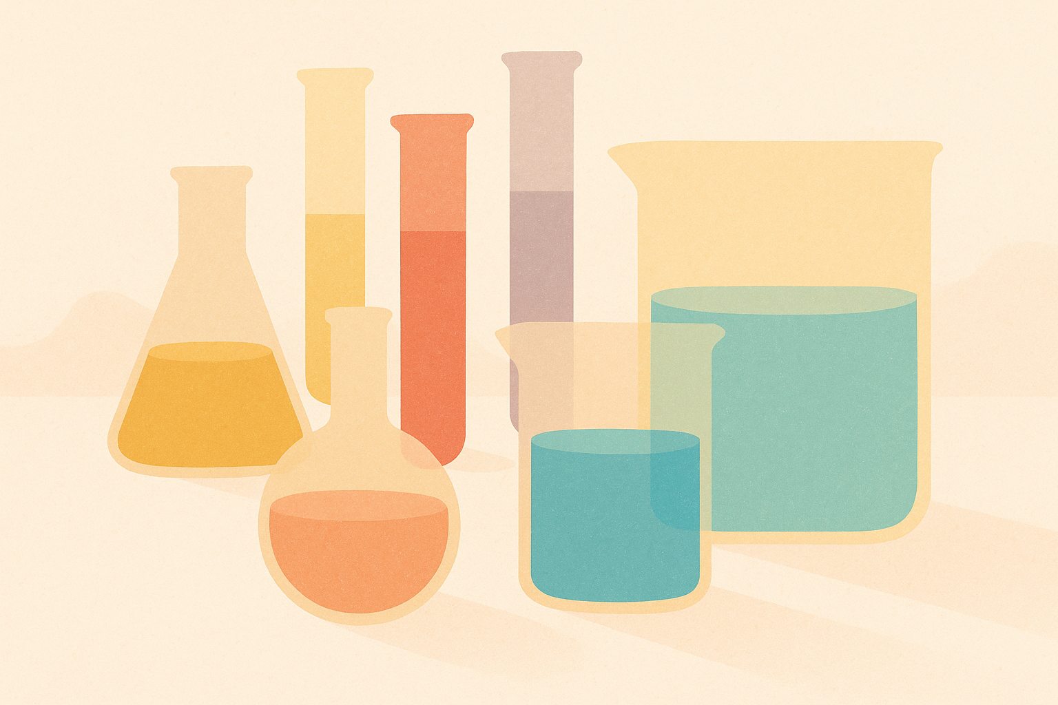 Éprouvettes colorées