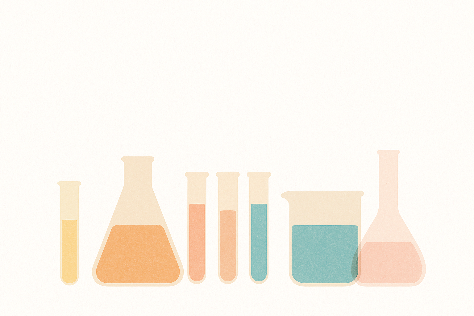 Éprouvettes colorées