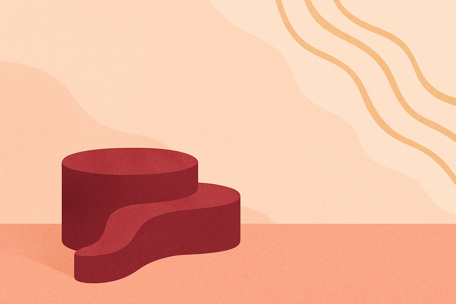 Bureau chaleureux minimaliste