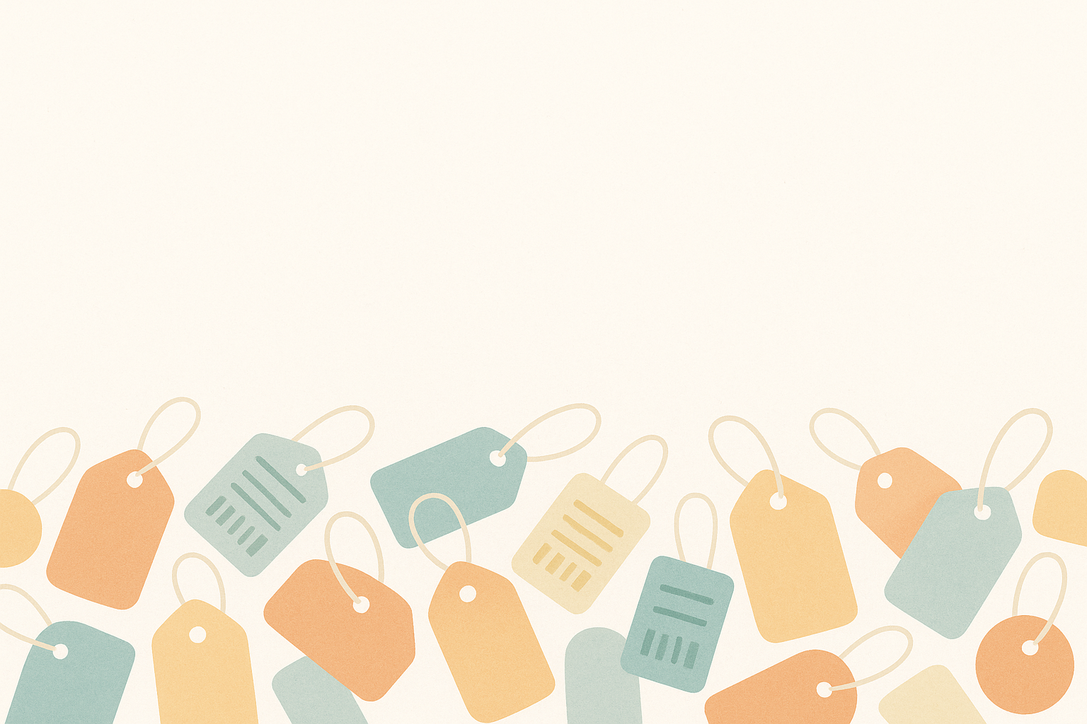 Étiquettes colorées