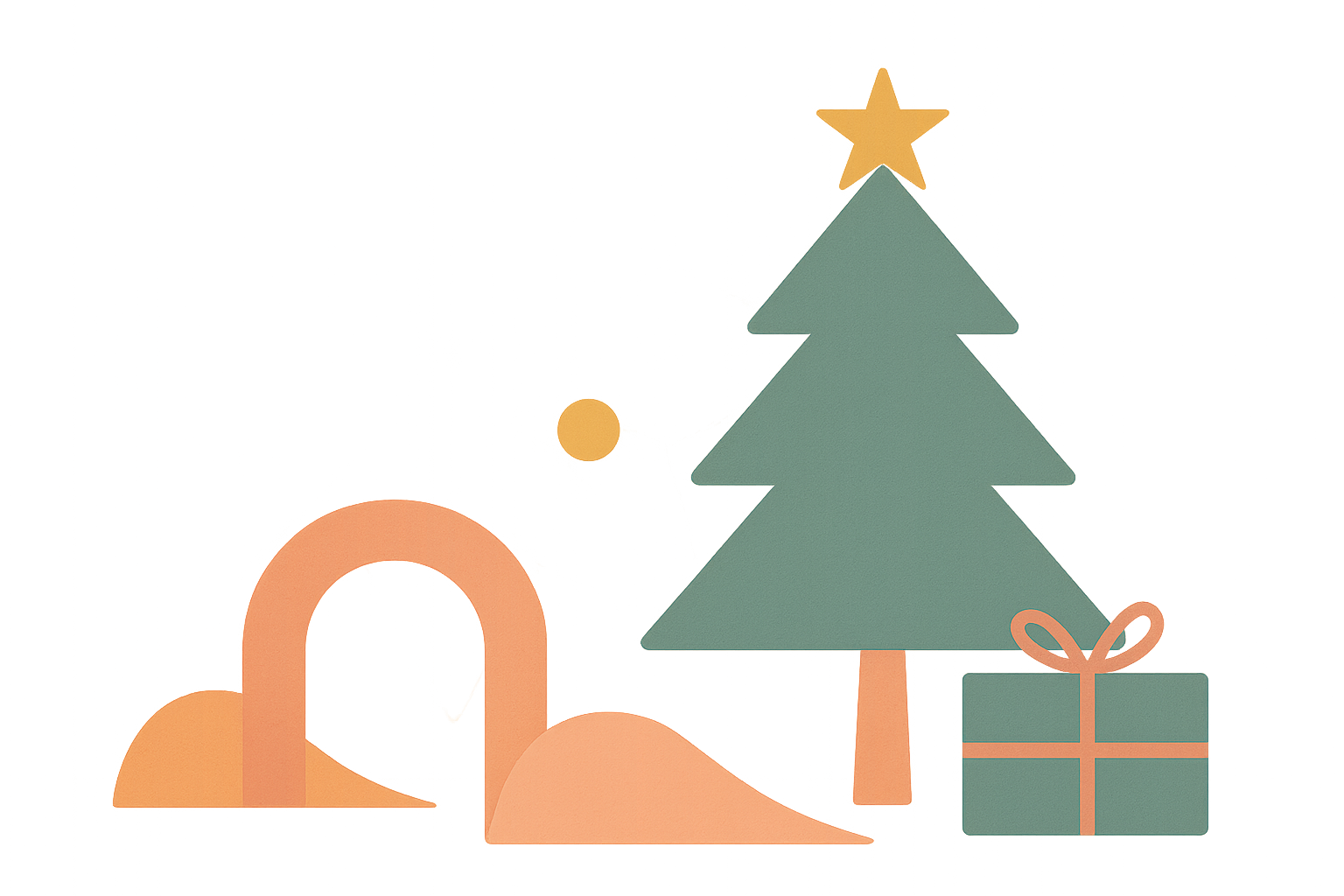 Éléments festifs doux