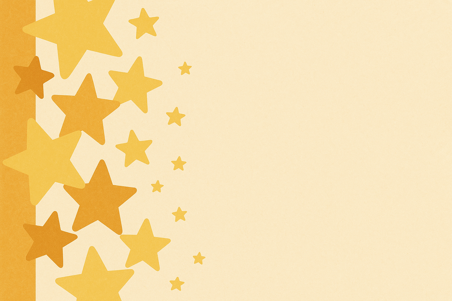 Étoiles dorées