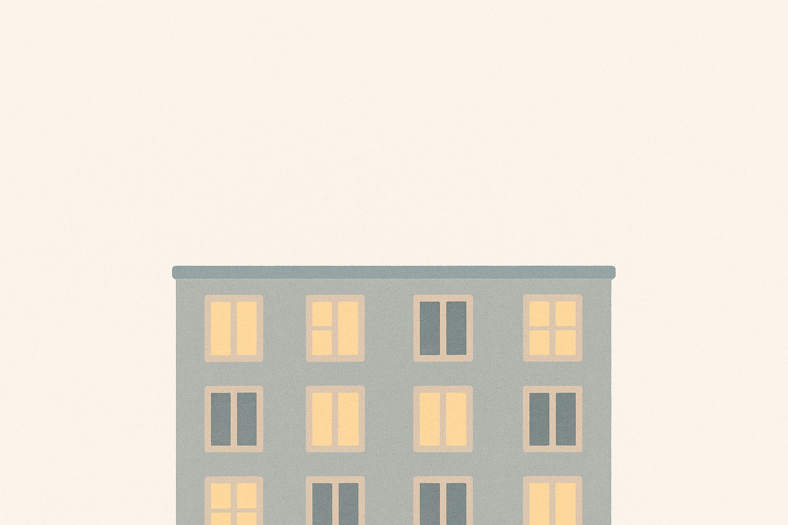 Immeuble minimaliste