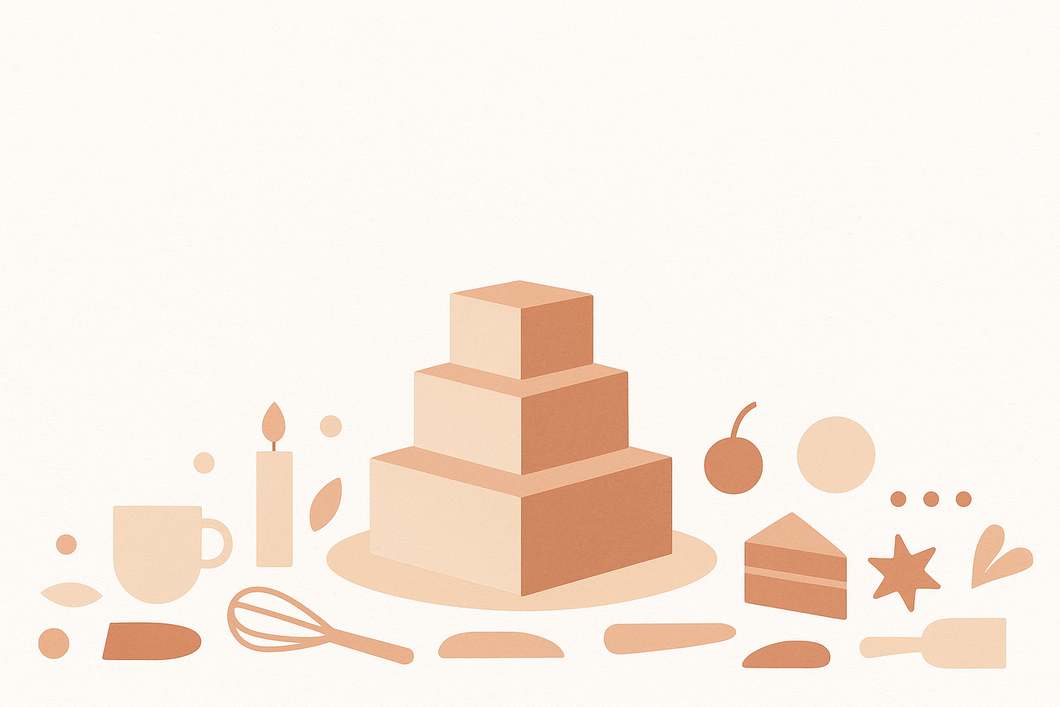 Pâtisserie minimaliste