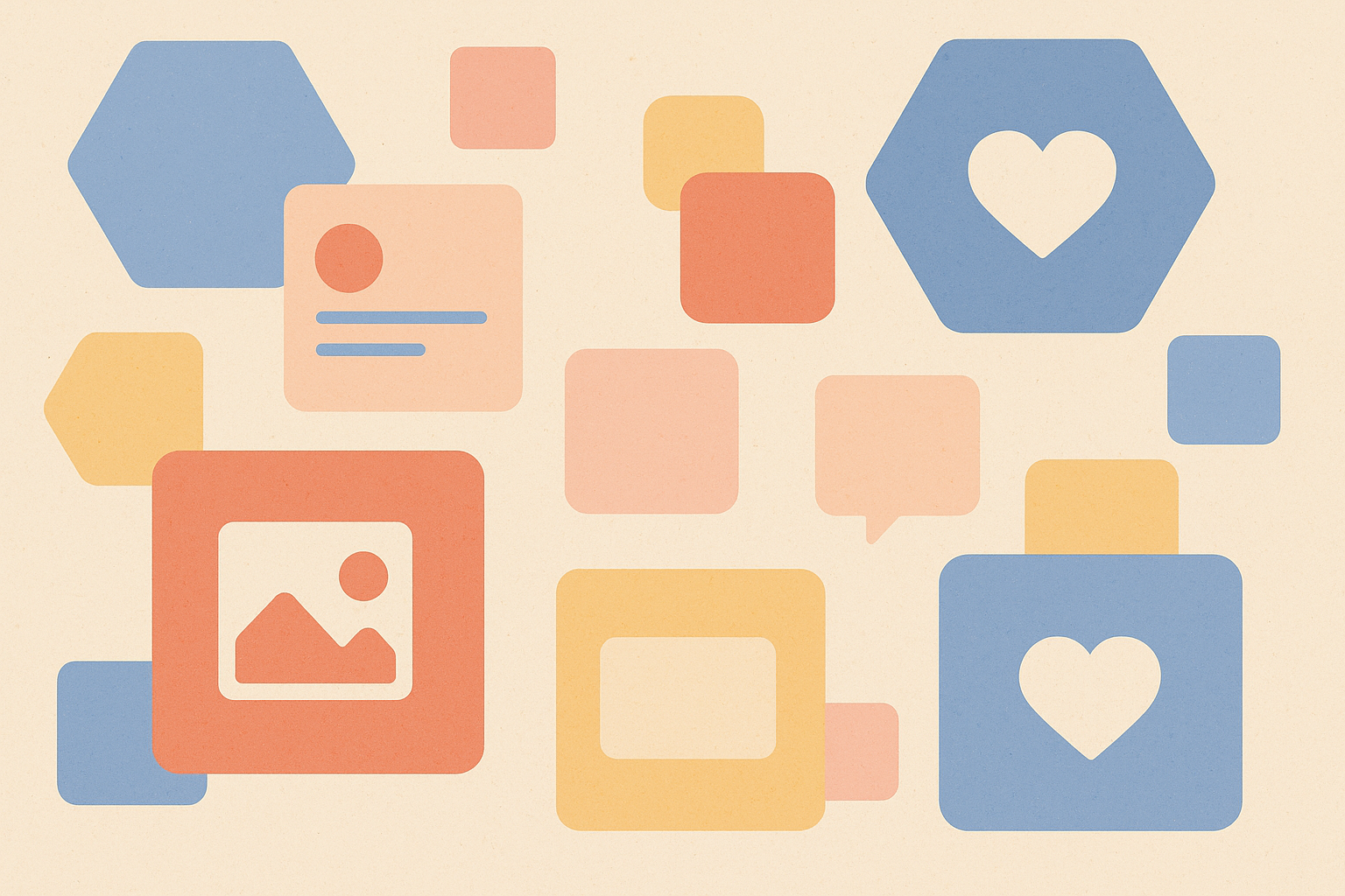 Motifs géométriques colorés