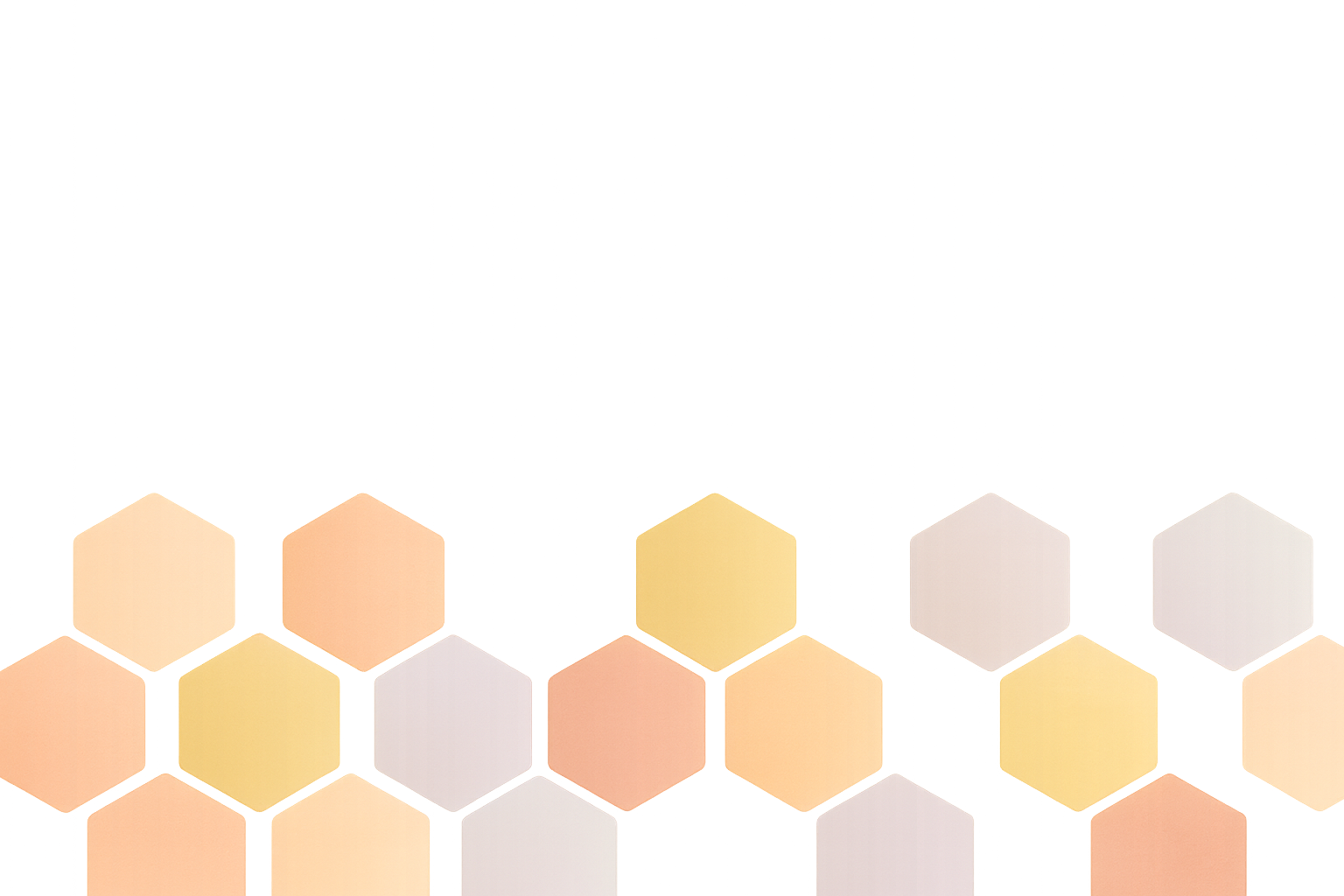 Hexagones dégradés