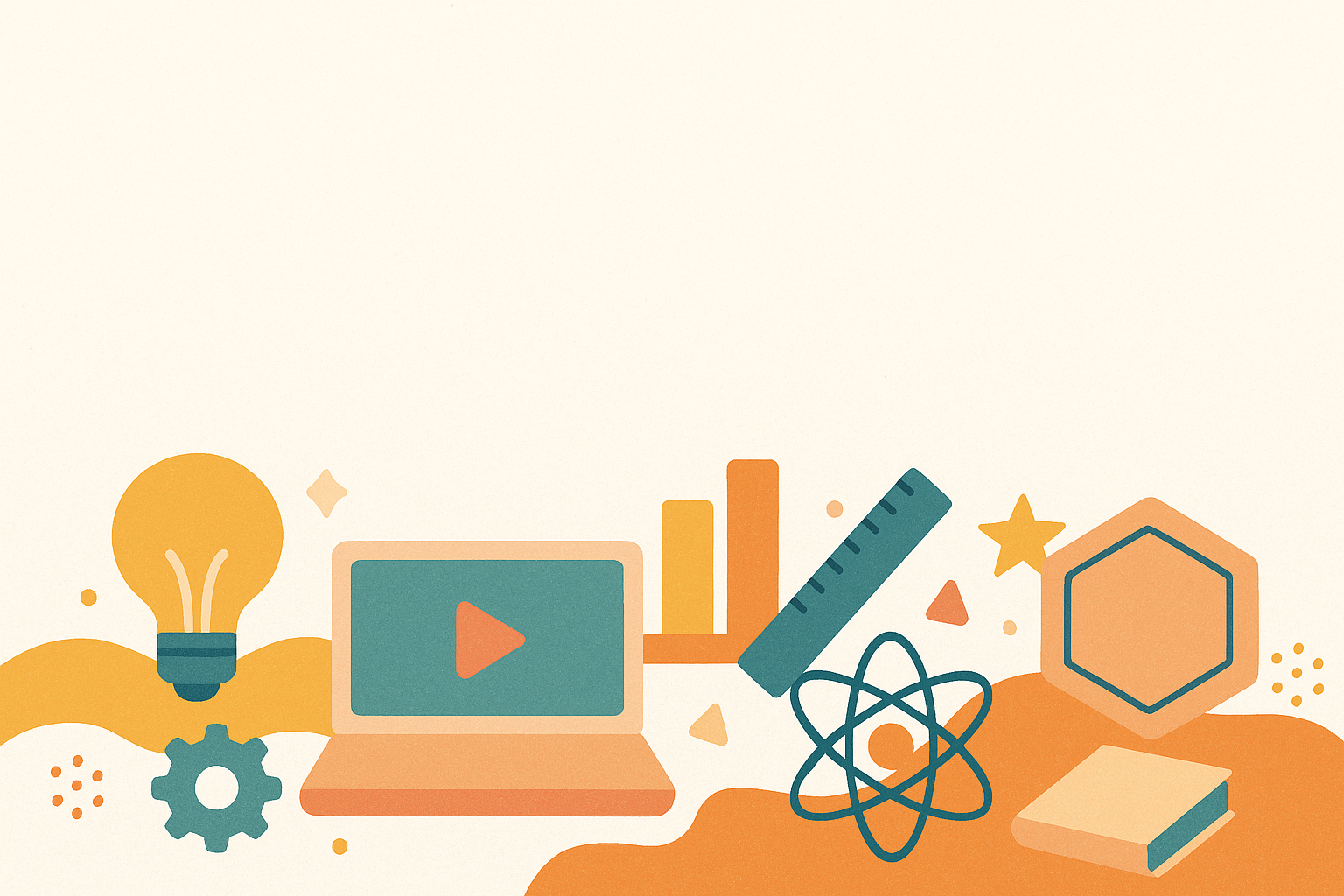 Éléments technologiques colorés