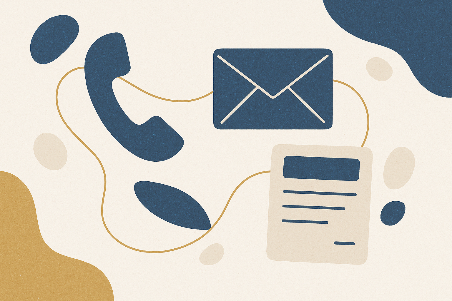 Icônes communication affaires