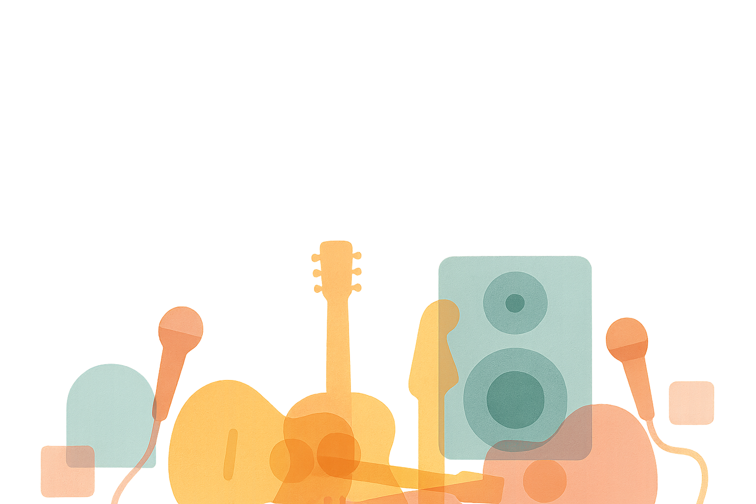 Instruments musicaux abstraits