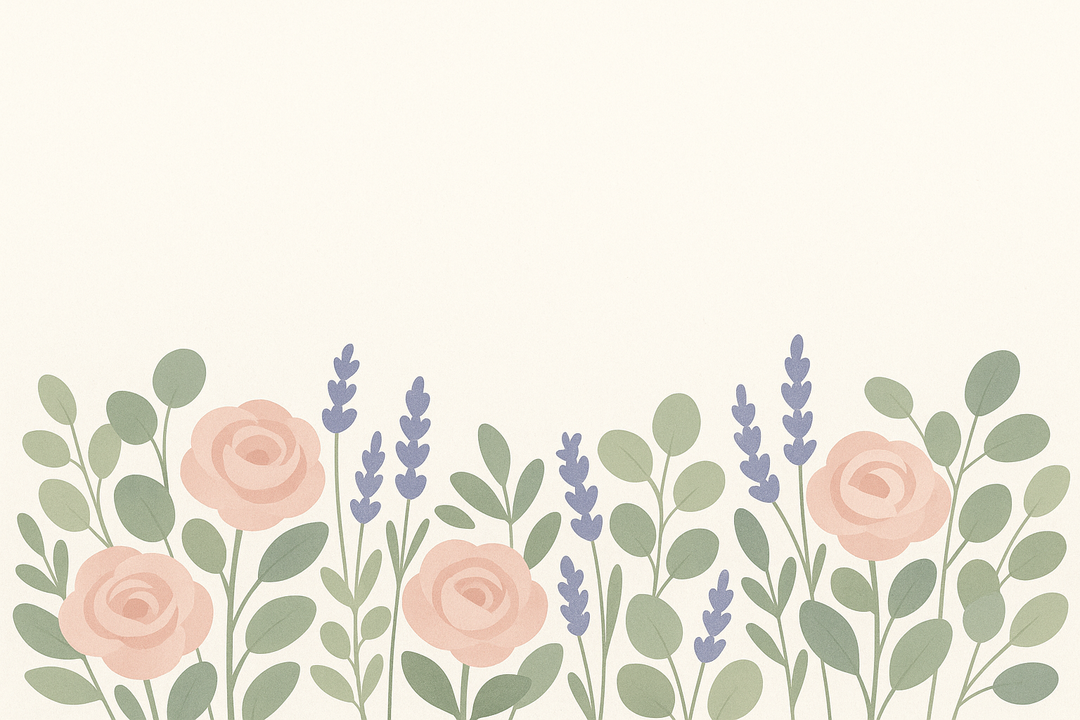 Fleurs douces pastel