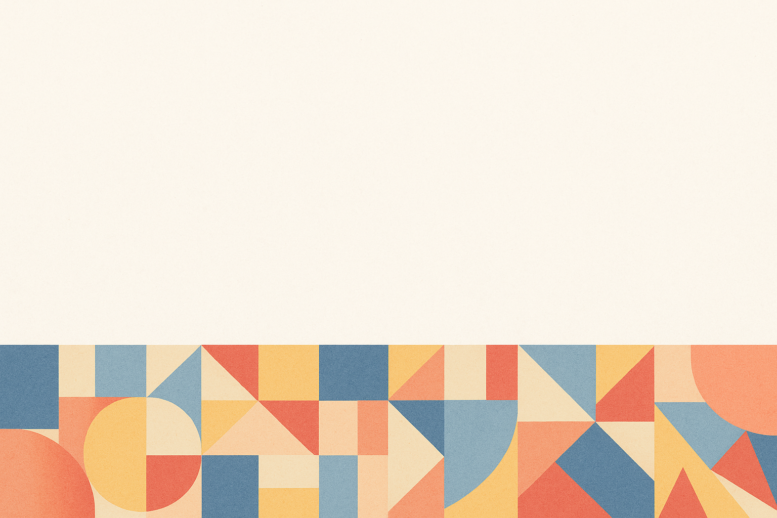 Motifs géométriques colorés