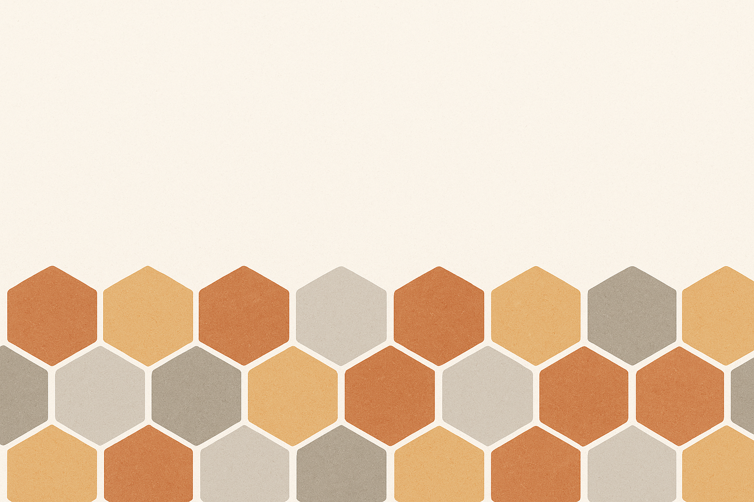 Motif hexagonal terre