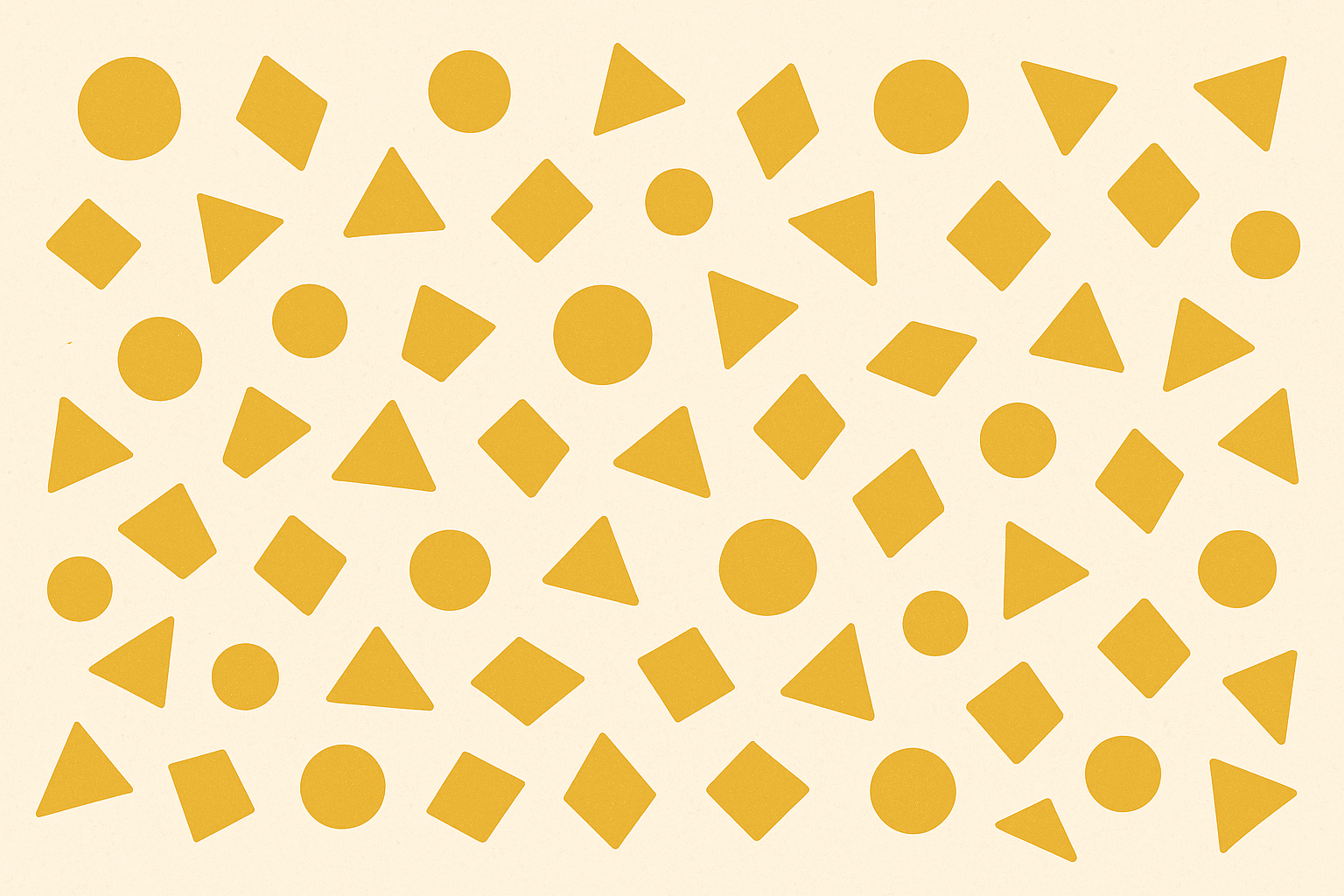 Formes géométriques dorées