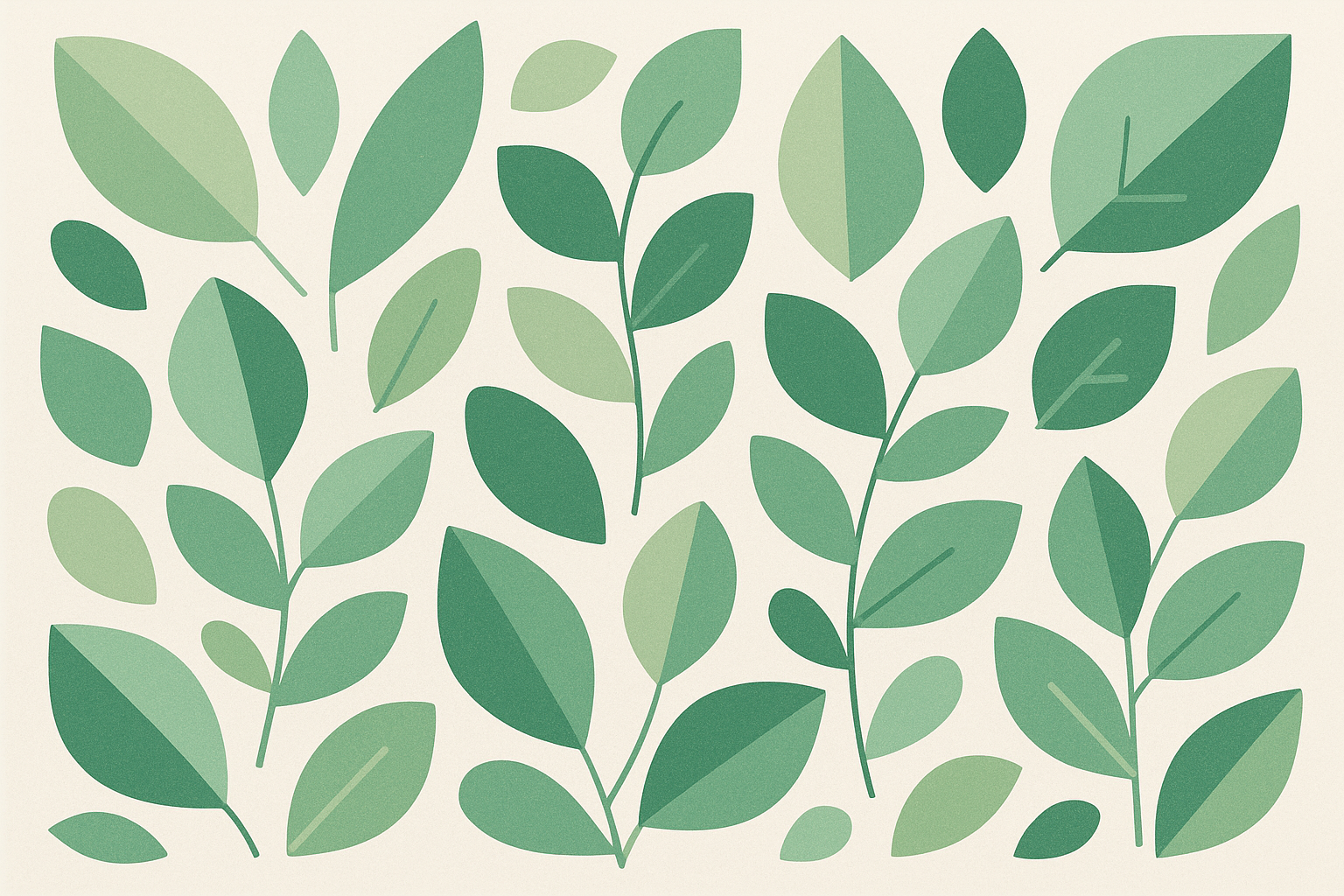 Feuillage géométrique