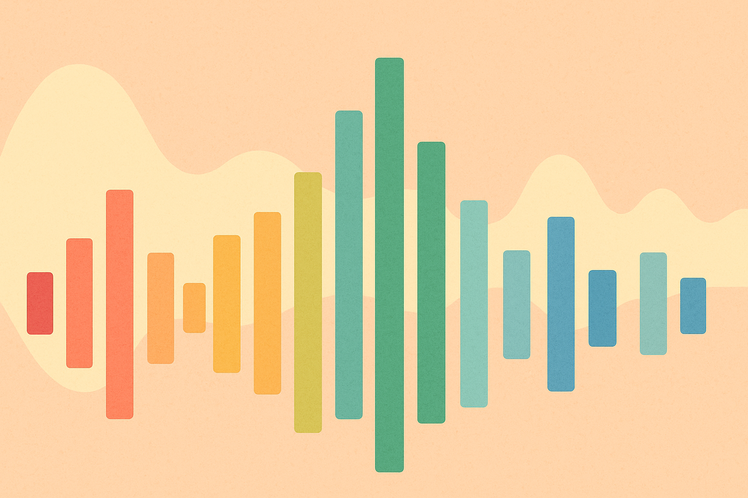 Graphique coloré minimaliste