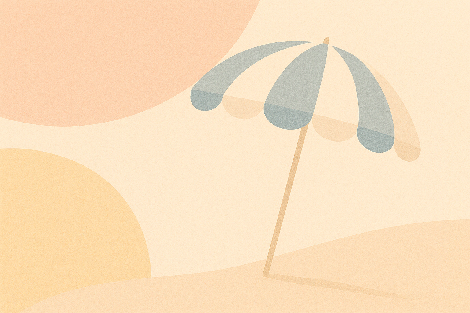 Plage abstraite pastel