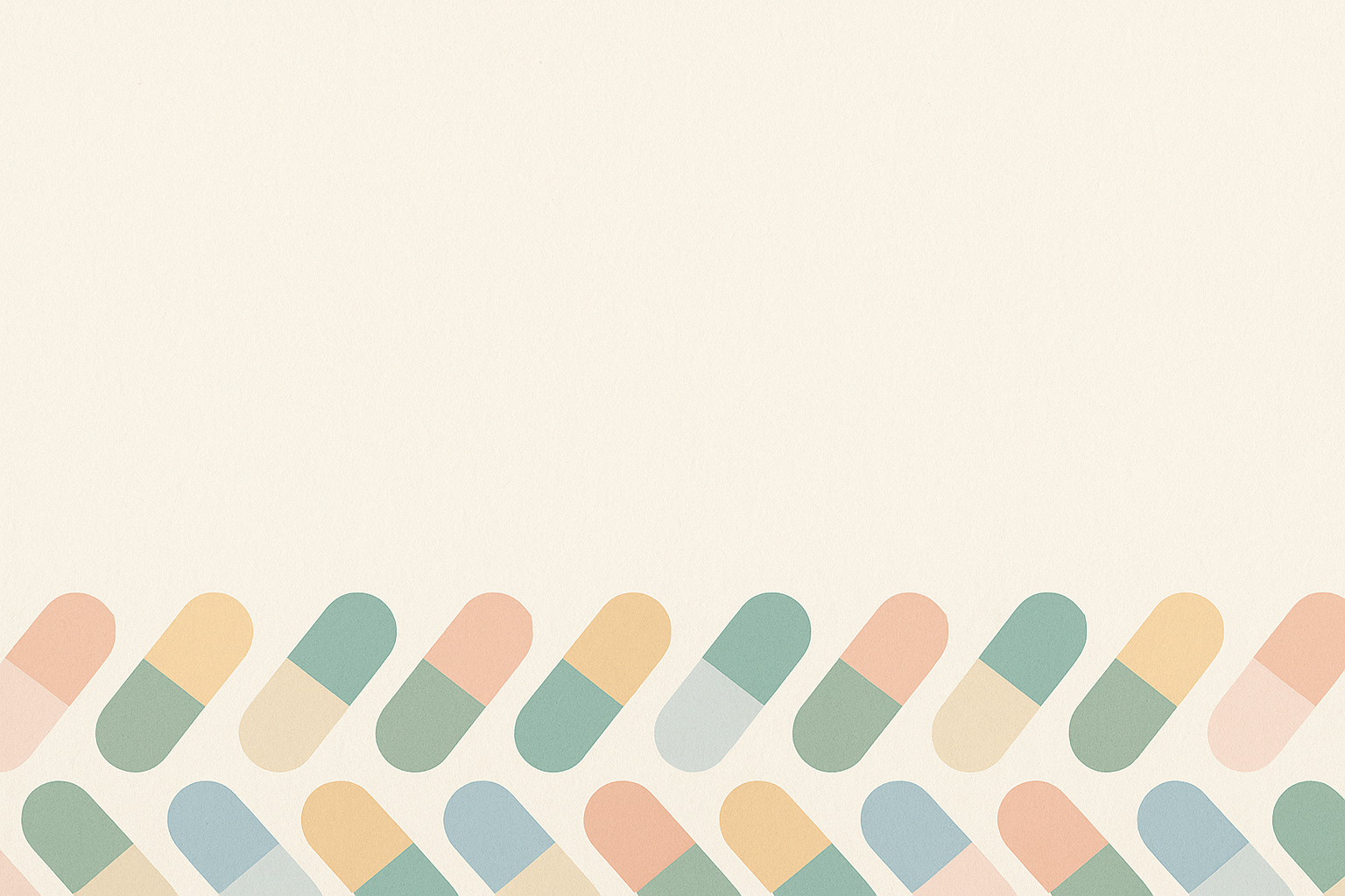 Capsules géométriques pastel