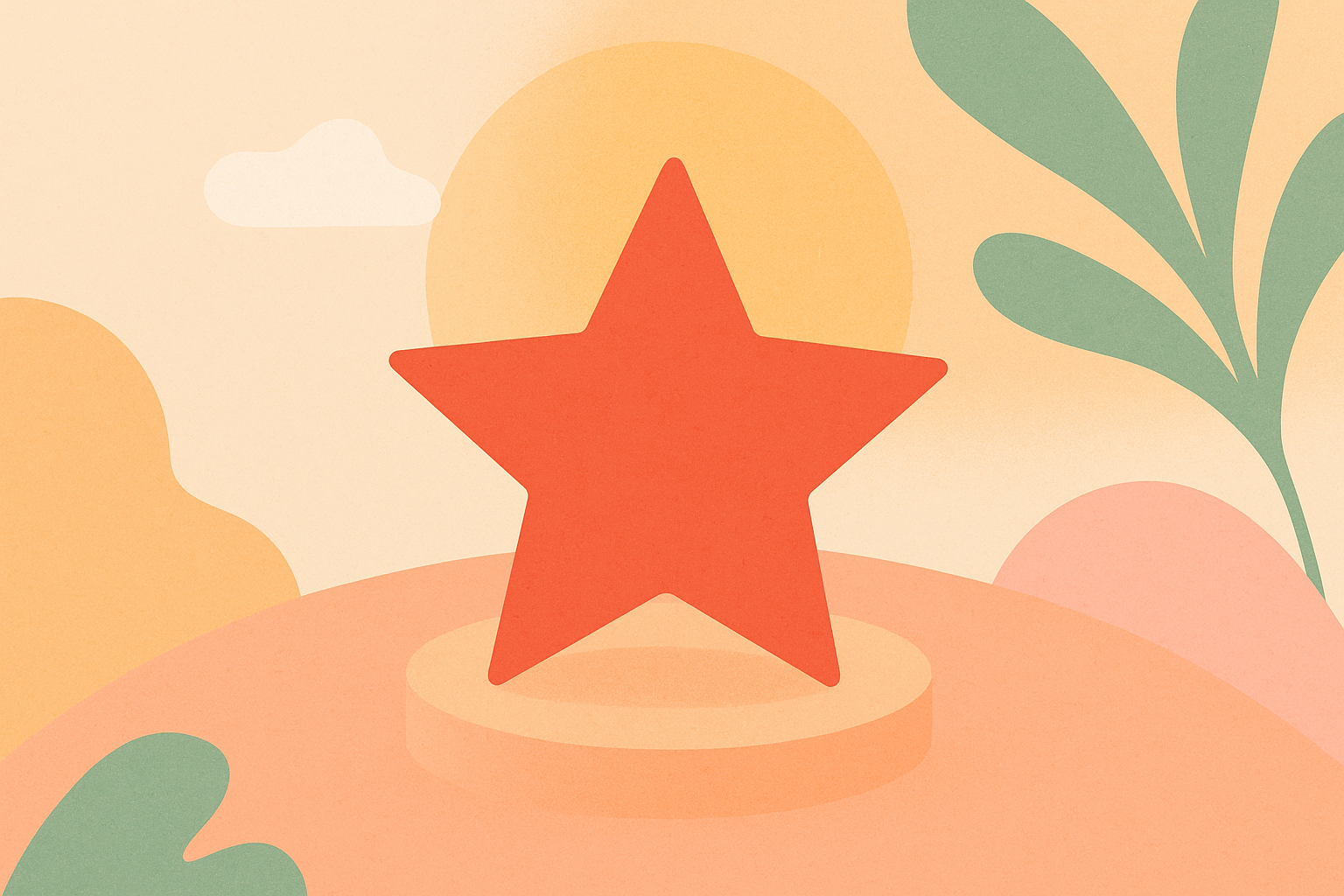 Éléments créatifs colorés