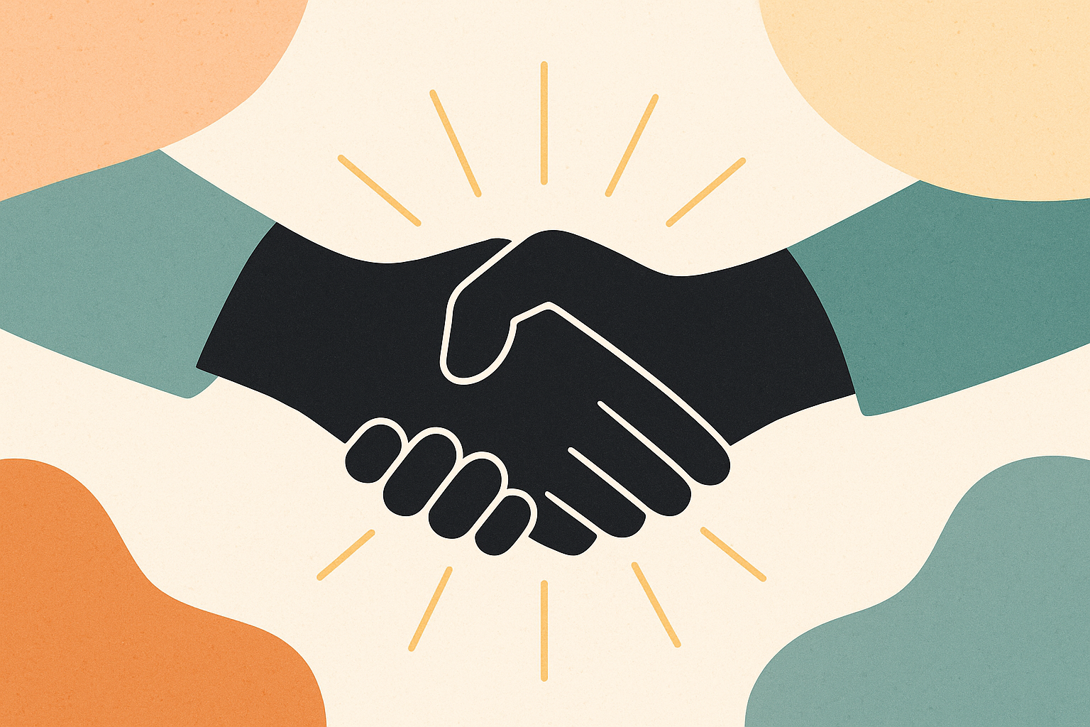 Poignée de main pro