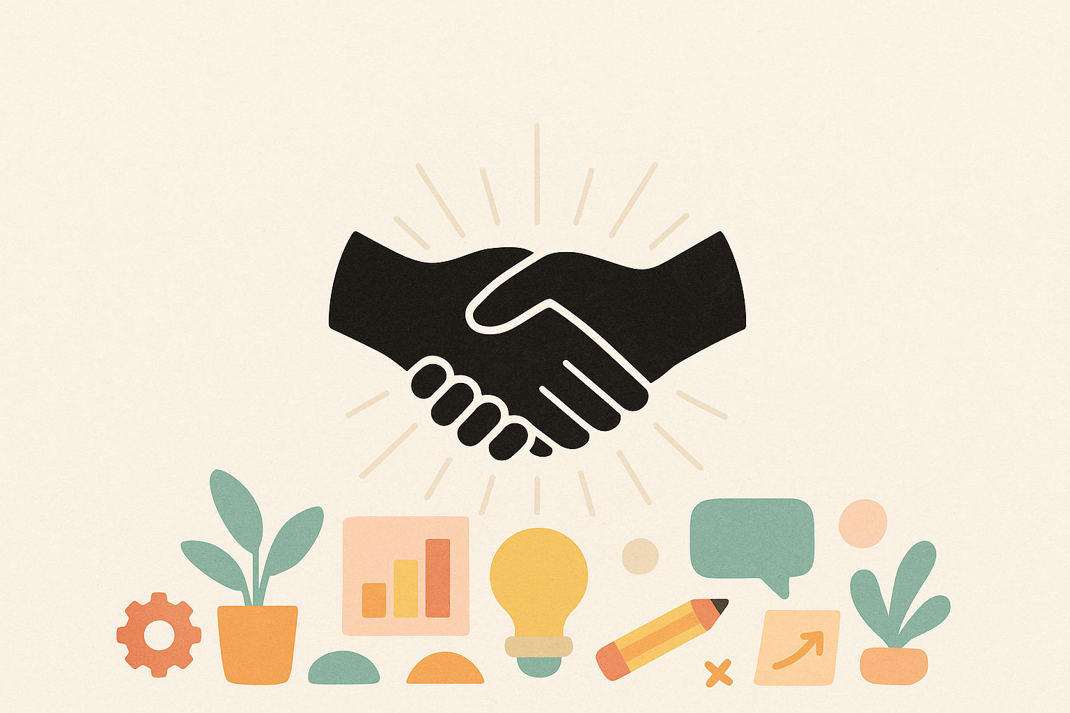 Poignée de main pro