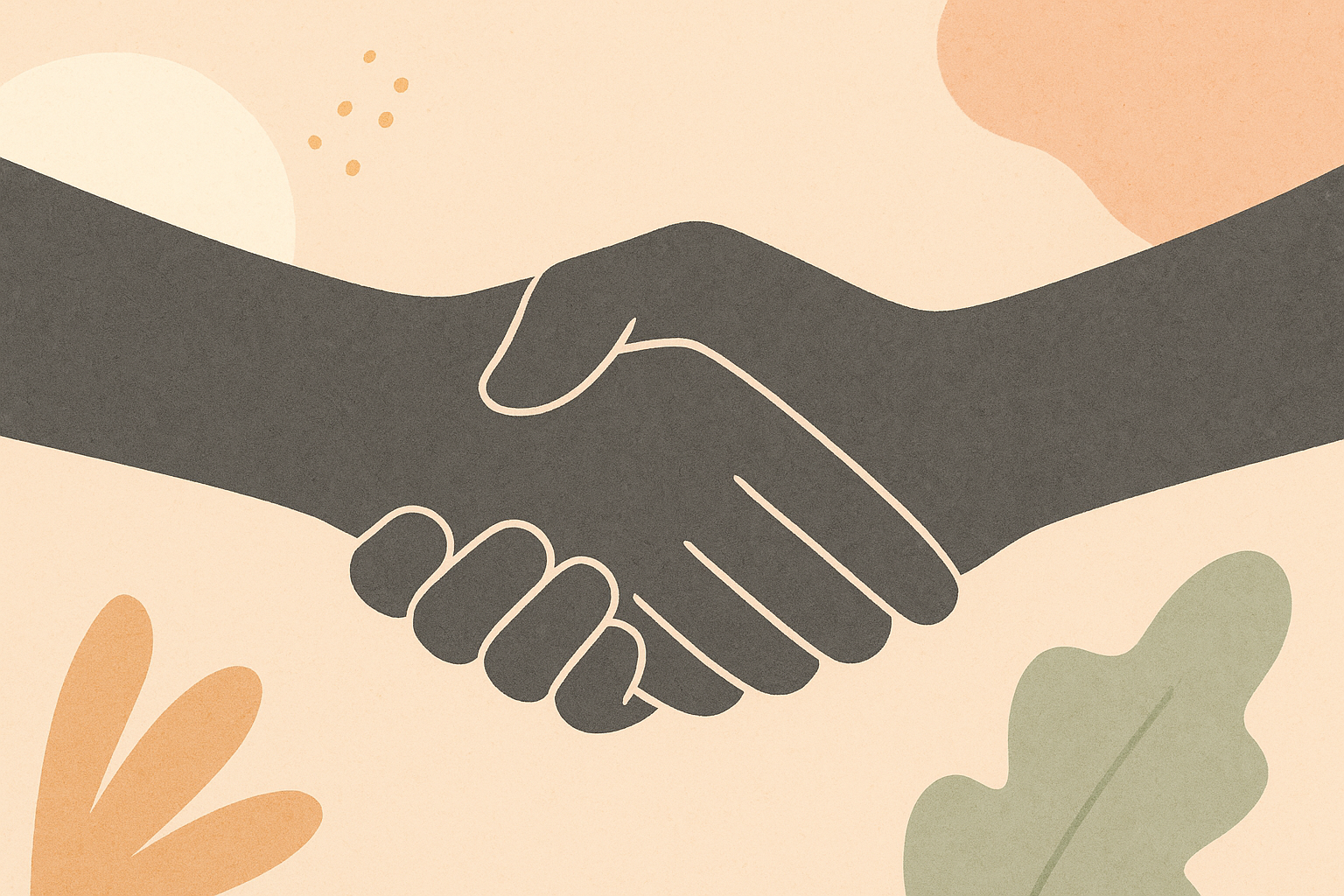 Poignée de main pro