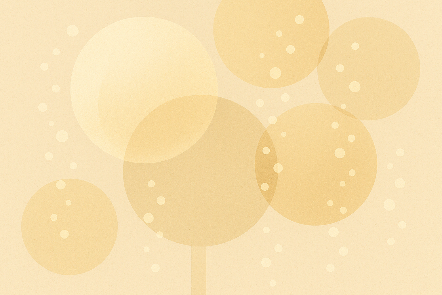 Cercles dorés abstraits