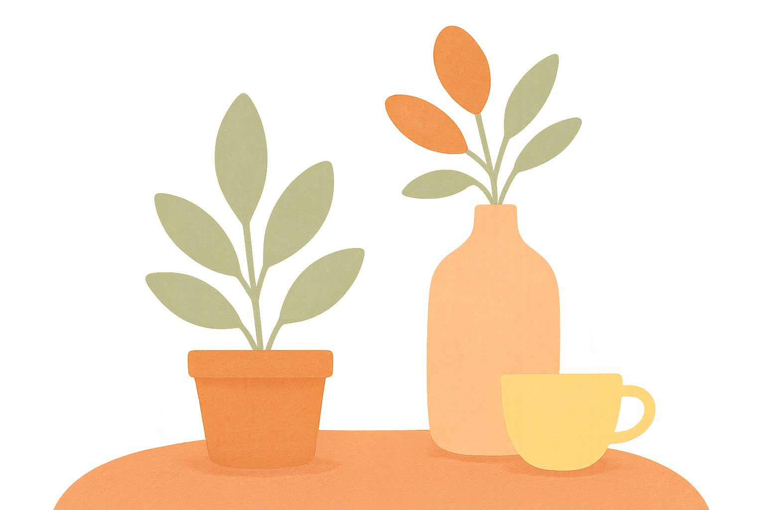 Décor abstrait naturel