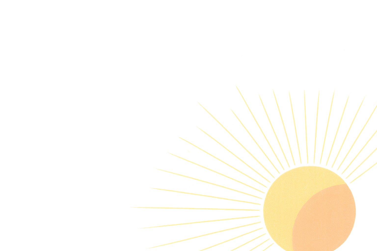 Soleil abstrait doré