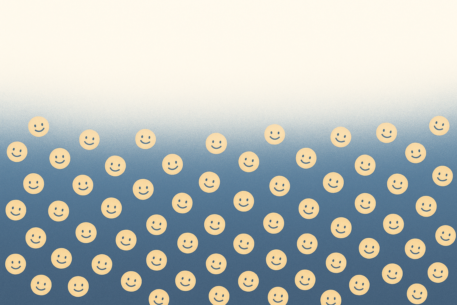 Motif sourires dégradé