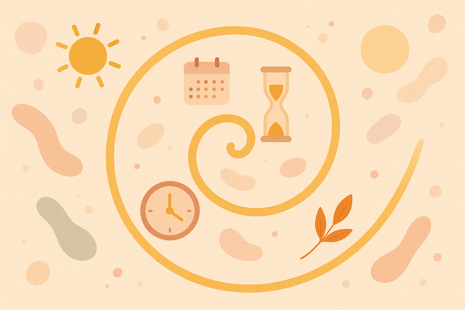 Icônes temporelles abstraites