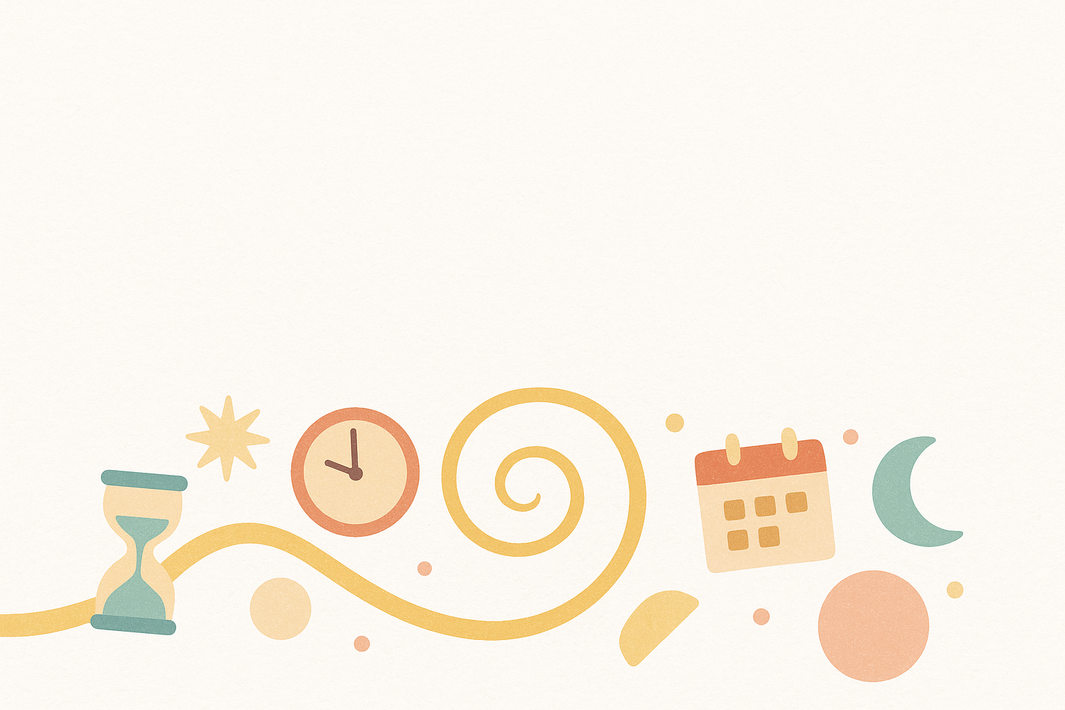 Icônes temporelles abstraites